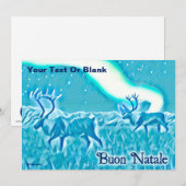 Crystal Blue Cariou - Buon Natale Kaart (Voorkant / Achterkant)