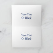 Crystal Blue Cariou - Fröhliche Weihnachten Kaart (Binnen)