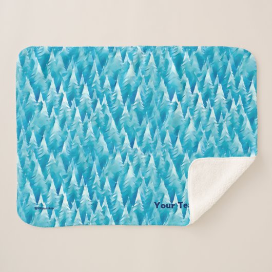 Crystal Blue Cariou Sherpa Deken (Voorkant (horizontaal))