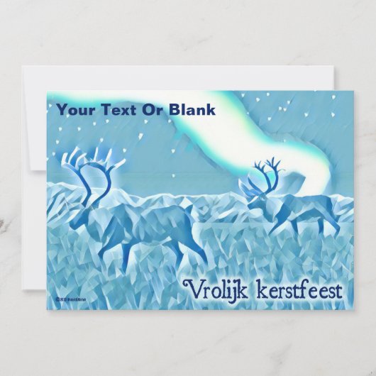 Crystal Blue Cariou - Vrolijk fraster Kaart (Voorkant)