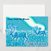 Crystal Blue Cariou - Vrolijk fraster Kaart (Voorkant / Achterkant)