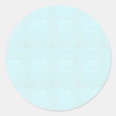 CRYSTAL BLUE Classic Ronde Sticker (Voorkant)