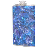 Crystal Blue en Paars Heupfles (Links)