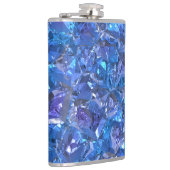 Crystal Blue en Paars Heupfles (Rechts)