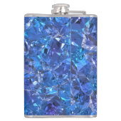 Crystal Blue en Paars Heupfles (Achterkant)