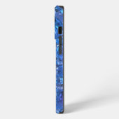 Crystal Blue en Paars iPhone Hoesje (Linkerkant)