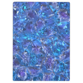Crystal Blue en Paars Klembord (Achterkant)