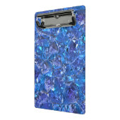 Crystal Blue en Paars Mini Klembord (Angled2)