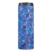 Crystal Blue en Paars Thermosbeker (Achterkant)