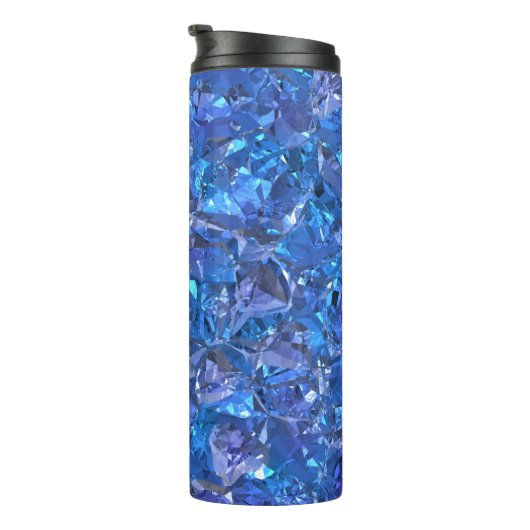 Crystal Blue en Paars Thermosbeker (Geroteerd rechts)