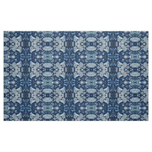 Crystal Blue Fabric Stof (Fat Quarter)