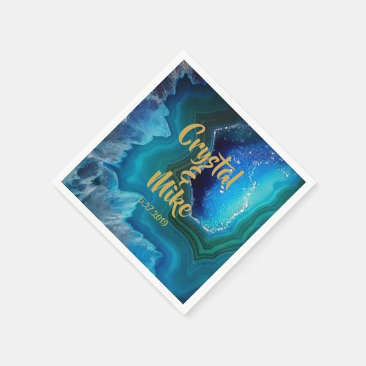 Crystal Blue Servet (Hoek)