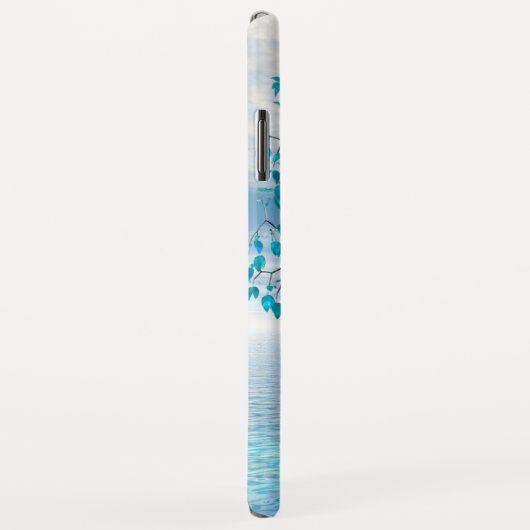 Crystal Blue-structuur Case-Mate iPhone Case (Achterkant/rechts)