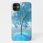 Crystal Blue-structuur Case-Mate iPhone Case (Achterkant)