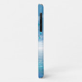 Crystal Blue-structuur Case-Mate iPhone Case (Achterkant/links)