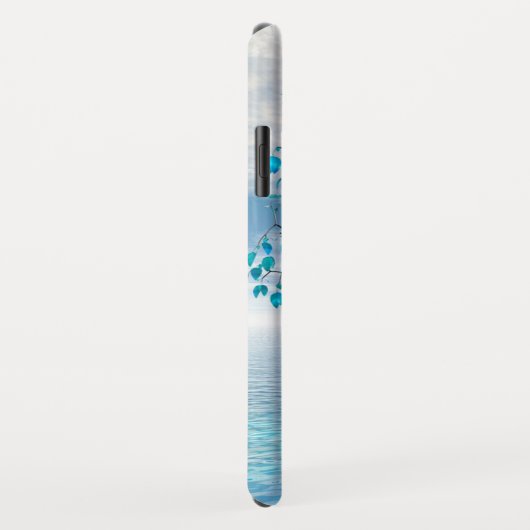 Crystal Blue-structuur Case-Mate iPhone Case (Achterkant/rechts)