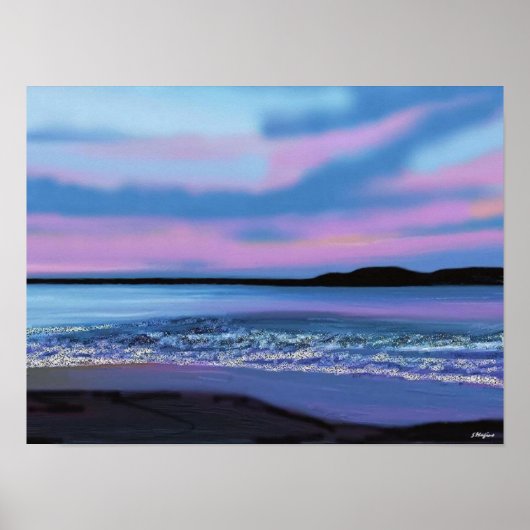 Crystal Blue Water Print (Voorkant)