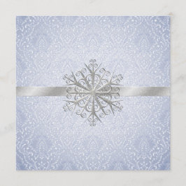 Crystal Blue Winter Weddenschap Kaart