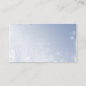 Crystal Blue Winter Wedding Place Kaarten Plaatskaartje (Achterkant)