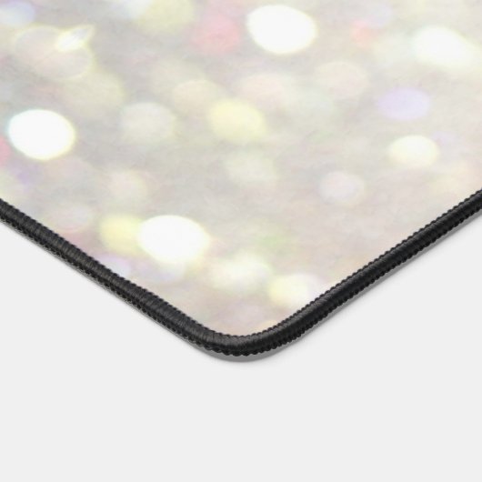 Crystal bokeh glitter monogram bureaumat (Hoek)