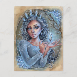 Crystal Briefkaart Fantasy Enchantress Magic
