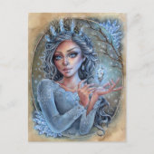 Crystal Briefkaart Fantasy Enchantress Magic (Voorkant)