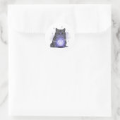 Crystal Brit – Britse Korthaar kat Halloween Ronde Sticker (Tas)