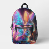 Crystal Bunny Bedrukte Rugzak (Voorkant)