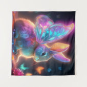 Crystal Bunny Wandkleed (Voorkant (horizontaal))