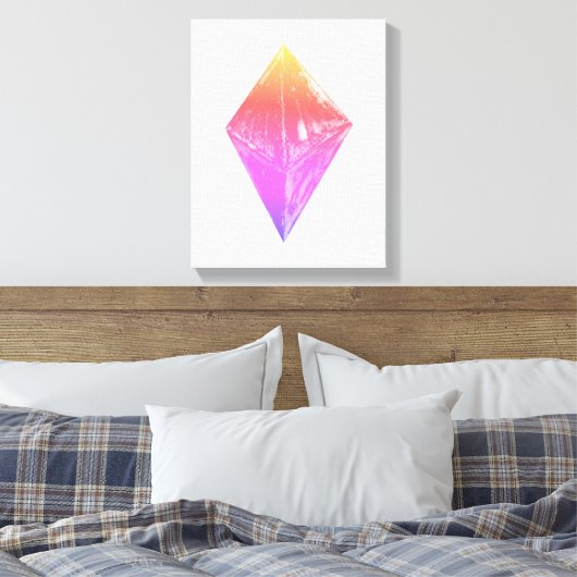 Crystal Canvas afdrukken (Insitu (Slaapkamer))