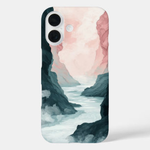 Crystal Canyon Glow telefoonhoesje iPhone 16 Hoesje