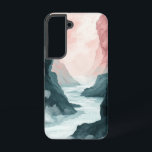 Crystal Canyon Glow telefoonhoesje Samsung Galaxy Hoesje<br><div class="desc">Zacht gekleurde canyonwanden met een lichtgevende kern creëer een magische,  droomachtige reis door gebeeldhouwde stenen doorgangen.</div>