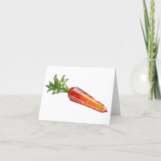 Crystal Carrot 01 - Gelukkig Pasen! Bedankkaart