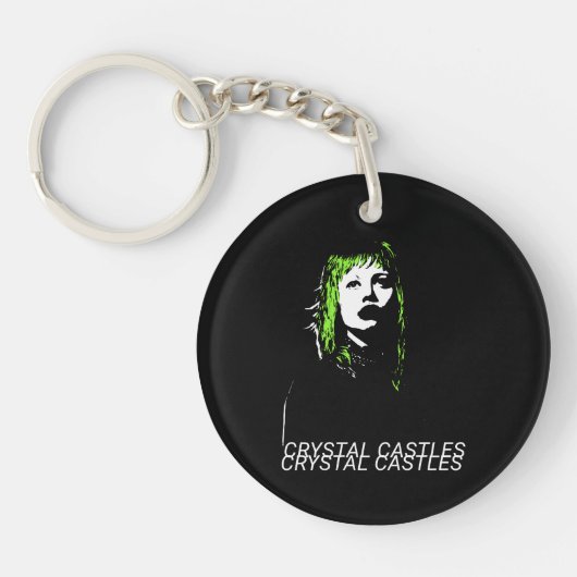 Crystal Castles Edith T-shirt Sleutelhanger (Voorkant)
