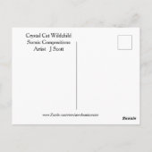 Crystal Cat Briefkaart (Achterkant)