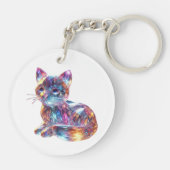 Crystal Cat Sleutelhanger (Achterkant)