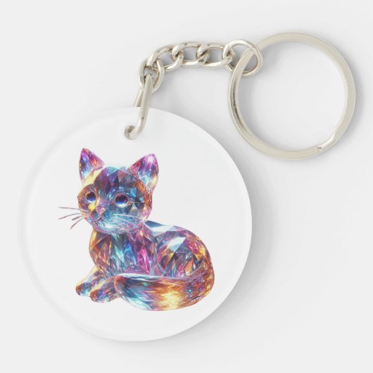 Crystal Cat Sleutelhanger (Achterkant)