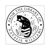 Crystal Cat Star Pencil Moon uit de bibliotheek va Rubberstempel (Afrduk)