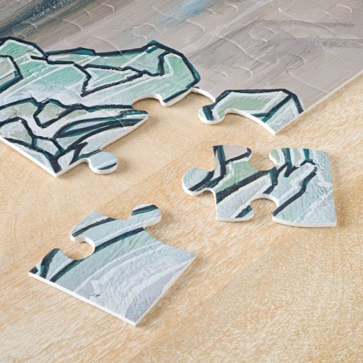 Crystal Cave Art Puzzle Legpuzzel (Zijkant)