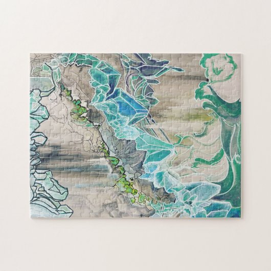 Crystal Cave Art Puzzle Legpuzzel (Horizontaal)