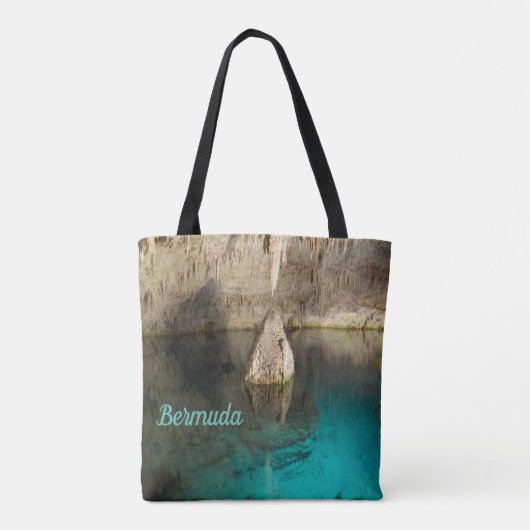 Crystal Cave, Bermuda Tote Bag (Achterkant)