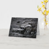 "Crystal Cave" kerstkaart Kaart (Gele Bloem)