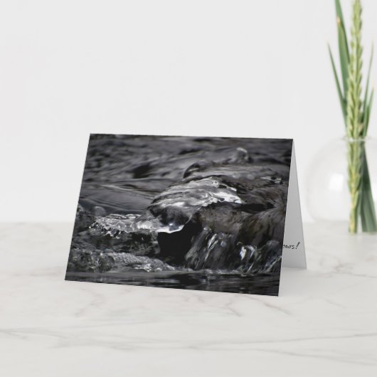 "Crystal Cave" kerstkaart Kaart (Voorkant)