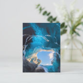 Crystal Cave, Vatnajokull Icefield, Zuid-IJsland Briefkaart (Staand voorkant)