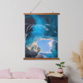 Crystal Cave, Vatnajokull Icefield, Zuid-IJsland Hangend Wandkleed (Slaapkamer)