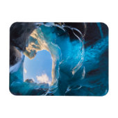 Crystal Cave, Vatnajokull Icefield, Zuid-IJsland Magneet (Horizontaal)