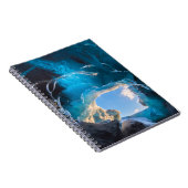 Crystal Cave, Vatnajokull Icefield, Zuid-IJsland Notitieboek (Rechterzijde)