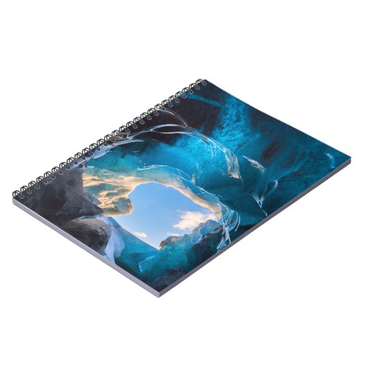 Crystal Cave, Vatnajokull Icefield, Zuid-IJsland Notitieboek (Linkerzijde)