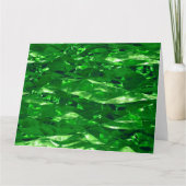 Crystal Cellophane Texture Background - Green Kaart (Voorkant)