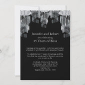 Crystal Chandelier 15e Jubileum Uitnodiging (Voorkant)